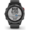 Часы GARMIN FENIX 6 PRO SOLAR SLATE GRAY WITH BLACK BAND 010-02410-15