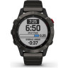 Часы GARMIN FENIX 6 PRO SOLAR TITANIUM CARBON GRAY DLC WITH TITANIUM DLC BAND 010-02410-23