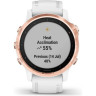 Часы GARMIN FENIX 6S PRO WHITE ROSE GOLD WITH WHITE BAND 010-02159-11