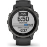 Часы GARMIN FENIX 6S SAPPHIRE CARBON GRAY DLC WITH BLACK BAND 010-02159-25