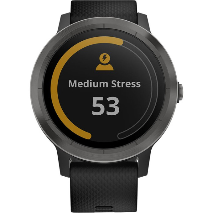 Часы GARMIN VIVOACTIVE 3 черные с черным ремешком 010-01769-12