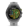 Смарт-часы GARMIN APPROACH S70 (42 мм) с черным керамическим безелем и серым ремешком 010-02746-11