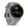 Смарт-часы GARMIN APPROACH S70 (42 мм) с черным керамическим безелем и серым ремешком 010-02746-11