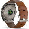 Смарт-часы GARMIN FENIX 8 AMOLED 51 мм SAPPHIRE TITANIUM WITH CHESTNUT LEATHER BAND 010-02905-40